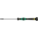 Wera Precision Screwdriver, 0.8 mm Tip Thickness, 80 mm Blade Length, 97 mm Overall Length, Insulated 05118014001