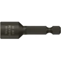 Wera Hex Screwdriver Bit, 0.25 mm Drive Size, 13 mm Head Size, 65 mm Overall Length 05060240001