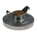 RS PRO Temperature Gauge Dial Thermometer Steel Case 66 mm 120°C Threaded Connection 324-8558