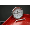RS PRO Temperature Gauge Dial Thermometer Steel Case 66 mm 120°C Threaded Connection 324-8558