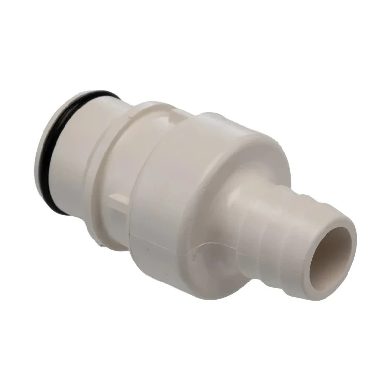 Colder Products Hose Connector 12.7 mm ID Threaded Male Polysulfone Body Grey, 8.6 bar HFC22835