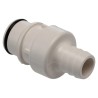 Colder Products Hose Connector 12.7 mm ID Threaded Male Polysulfone Body Grey, 8.6 bar HFC22835