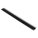RS PRO Black Aluminium Brush Strip 75 mm Looped Insert 180° h-Profile 326-9965