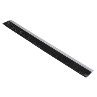 RS PRO Black Aluminium Brush Strip 75 mm Looped Insert 180° h-Profile 326-9965
