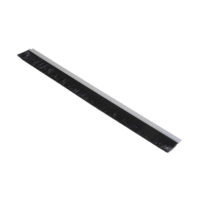 RS PRO Black Aluminium Brush Strip 75 mm Looped Insert 180° h-Profile 326-9965