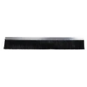 RS PRO Black Aluminium Nylon Brush Strip 115 mm, 180° h-Profile, Aluminium Carrier, Nylon Bristles 326-9987