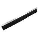 RS PRO Black Aluminium Nylon Brush Strip 115 mm, 180° h-Profile, Aluminium Carrier, Nylon Bristles 326-9987