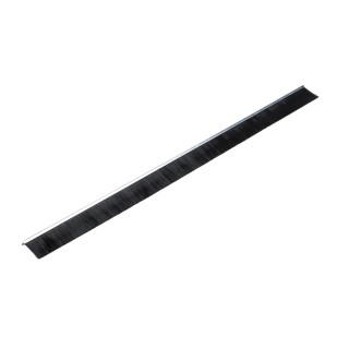 RS PRO Black Nylon Aluminium Brush Strip 50 mm Length, 7.6 mm Width, 58 mm Height, 90° F-Profile 326-9915