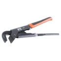Bahco 1 in Jaw Capacity Pipe Wrench 320mm Overall Length Plastic Handle Anti-Rust Treated Alloy Steel 1410
