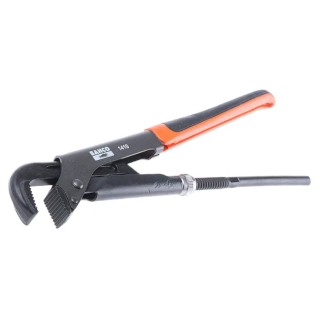 Bahco 1 in Jaw Capacity Pipe Wrench 320mm Overall Length Plastic Handle Anti-Rust Treated Alloy Steel 1410