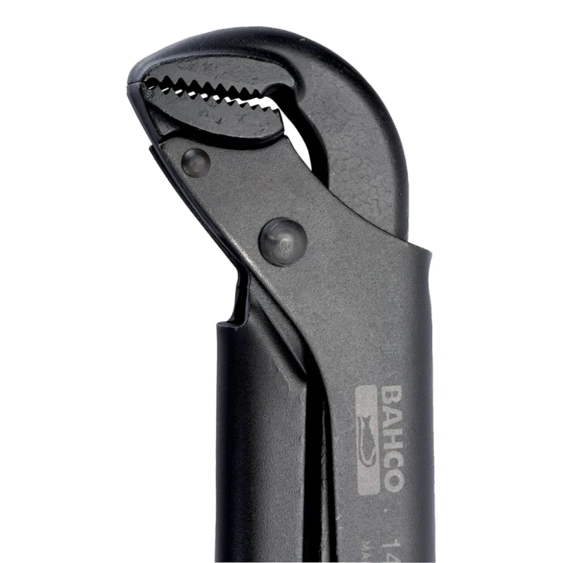 Bahco 1 in Jaw Capacity Pipe Wrench 320mm Overall Length Plastic Handle Anti-Rust Treated Alloy Steel 1410