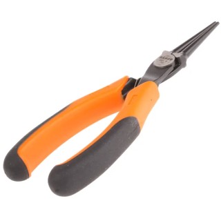 Bahco 4-Piece Round Nose Plier Set, Alloy Steel, Black Finish, 140mm Length, 37mm Jaw Length 2521G-140