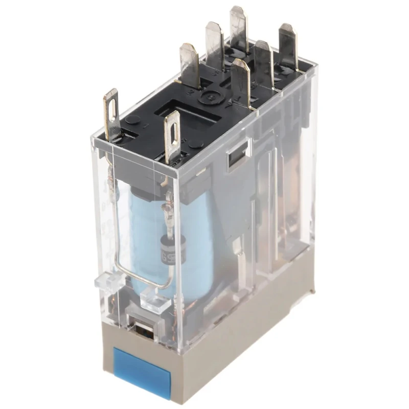 Omron Non-Latching PCB Relay 12V DC Coil 5A Switching Current DPDT G2R-2-SNDI 12VDC (S)