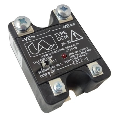 United Automation 24V DC Motor Controller 40A Current Rating DCM-24-40