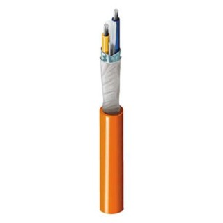 Belden Multi-Core Industrial Cable 2 Cores 0.9mm² 18 AWG Screened 300V Orange Polypropylene Sheath 152m 3076F 003500