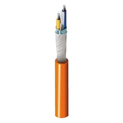 Belden Multi-Core Industrial Cable 2 Cores 0.9mm² 18 AWG Screened 300V Orange Polypropylene Sheath 152m 3076F 003500