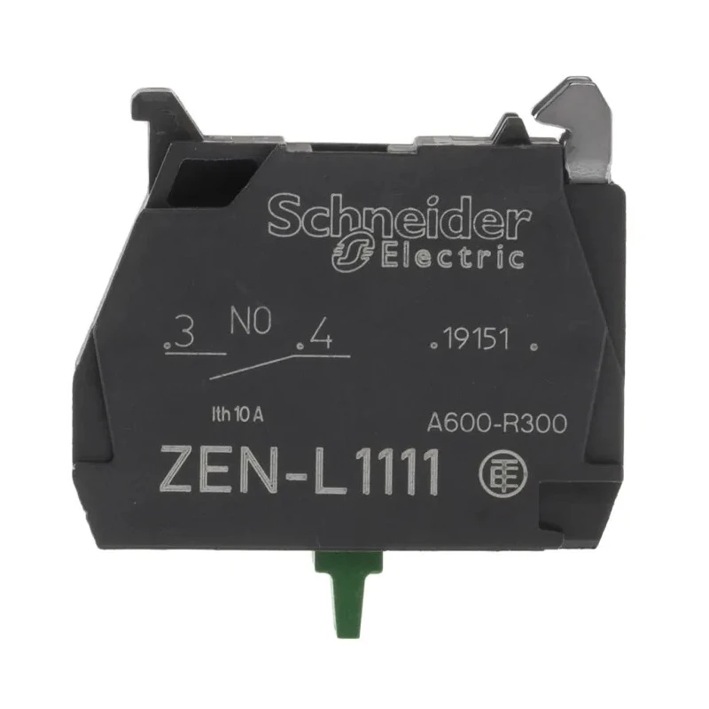 Schneider Electric Harmony Series Contact Block 600V, 10A, 1 NO ZENL1111