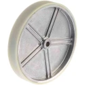 Hengstler Encoder Wheel, 1PT Standard, 500mm Circumference, Cast Aluminium Body, Rubber and Plastic Tread, Model 0 601 163