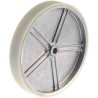 Hengstler Encoder Wheel, 1PT Standard, 500mm Circumference, Cast Aluminium Body, Rubber and Plastic Tread, Model 0 601 163