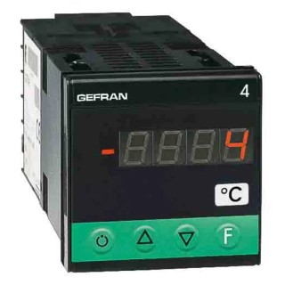 Gefran 4T LED Multi-Function Panel Meter for Temperature Measurement 48 mm x 48 mm 4T-48-4-00-0-000