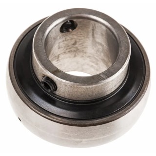 SKF Ball Bearing Insert 25 mm ID 52 mm OD Pressed Steel Material Set Screw Locking YAR 205-2F