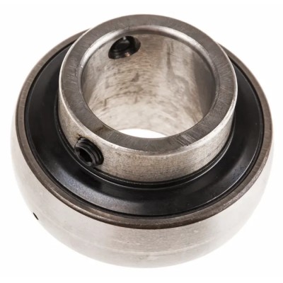SKF Ball Bearing Insert 25 mm ID 52 mm OD Pressed Steel Material Set Screw Locking YAR 205-2F