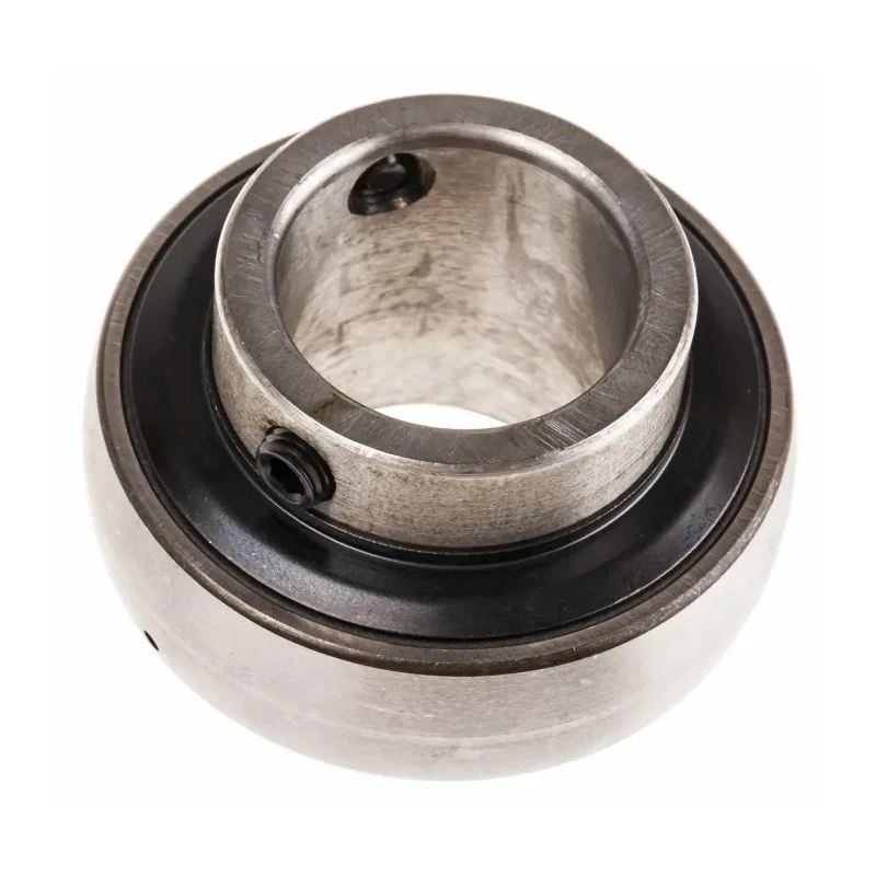 SKF Ball Bearing Insert 25 mm ID 52 mm OD Pressed Steel Material Set Screw Locking YAR 205-2F