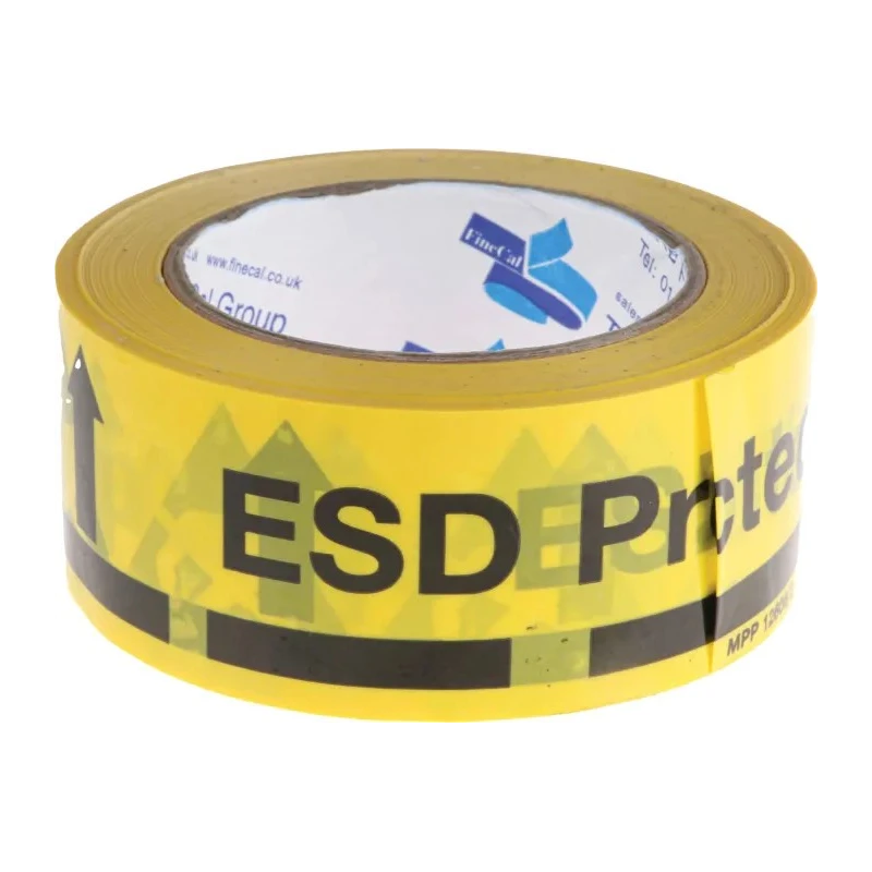 RS PRO Clear Film ESD Safe Tape 50mm Width x 66m Length Electrostatic Control Tape 340-7533