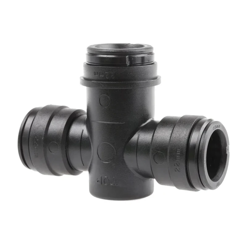 JG Speedfit Plastic Pipe Fitting 90° Push-in Tee PMTT22E