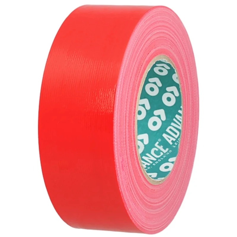 Advance Tapes Cloth Tape, Red, 50 mm Width, 50 m Length, 0.23 mm Thickness, Rubber Resin Adhesive, Model AT175