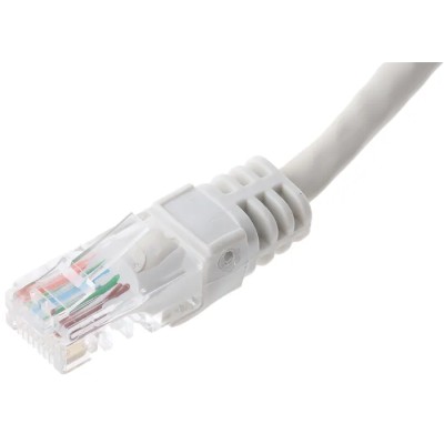 Decelect Cat5e Ethernet Cable 10 m Unscreened Grey PVC 