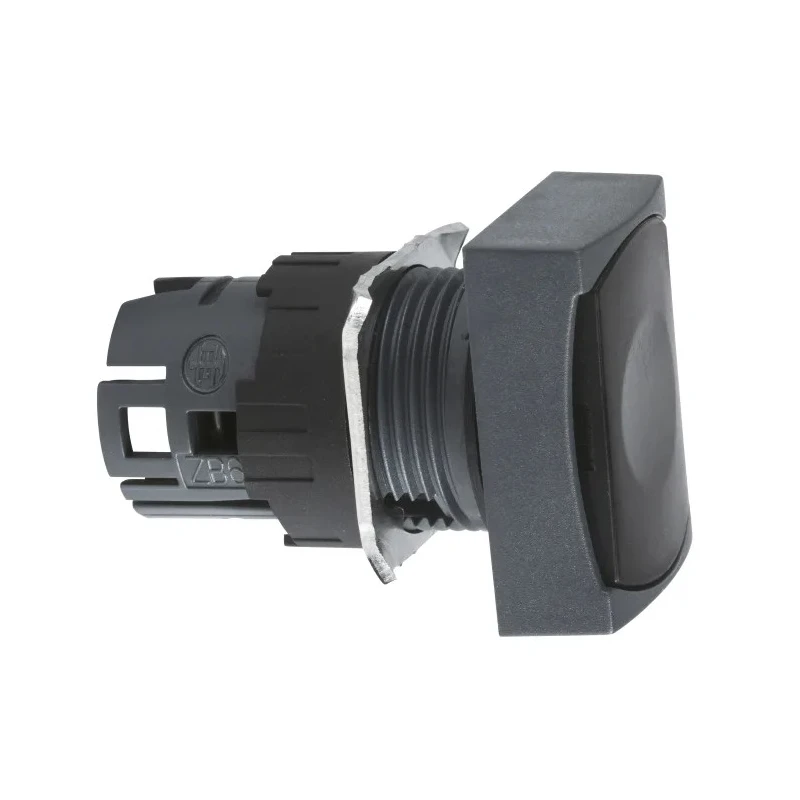 Schneider Electric Harmony XB6 Series Black Rectangular Spring Return Push Button Head 16mm Cutout IP65 ZB6DA2