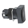 Schneider Electric Harmony XB6 Series Black Rectangular Spring Return Push Button Head 16mm Cutout IP65 ZB6DA2