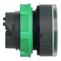 Schneider Electric Harmony XB5 Series Green Spring Return Push Button Head 22 mm Cutout, Plastic, IP66 IP67 IP69 ZB5AW333