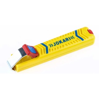 Jokari 10270 Series Round Soft Grip Wire Stripper 8 to 28 mm Stripping Range, 132mm Overall Length 10270
