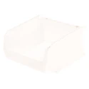 RS PRO Polypropylene Storage Bin 90 mm x 100 mm x 50 mm White 315-1123