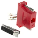RS PRO D-Sub Adapter 25-Way D-Sub to Male Male RJ45 Female Female 314-8127