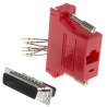 RS PRO D-Sub Adapter 25-Way D-Sub to Male Male RJ45 Female Female 314-8127