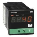 Gefran Front Panel Temperature Indicator 1 Input 2 Outputs 5A Max, Triac 20 to 240 Vac ±10%, Relay 40T-48-4-00-RR-0-0-0-0
