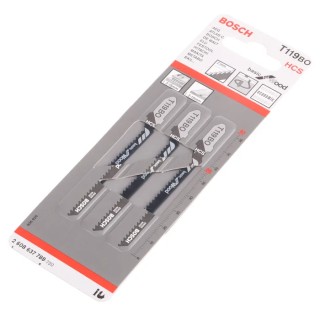 Bosch Jigsaw Blade 13 Teeth Per Inch Wood Cutting 56 mm HCS T119BO 2608637788