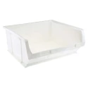 RS PRO Polypropylene Storage Bin, 376 mm x 419 mm x 180 mm, White 315-1189