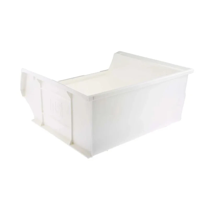 RS PRO Polypropylene Storage Bin, 376 mm x 419 mm x 180 mm, White 315-1189