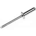 POP Aluminium Blind Rivet, Dome Head, 4.8 mm Diameter, 16.5 mm Length, Steel Mandrel TAPD614BS