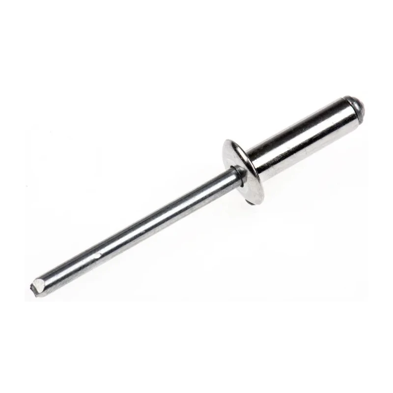 POP Aluminium Blind Rivet, Dome Head, 4.8 mm Diameter, 16.5 mm Length, Steel Mandrel TAPD614BS