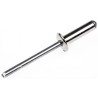 POP Aluminium Blind Rivet, Dome Head, 4.8 mm Diameter, 16.5 mm Length, Steel Mandrel TAPD614BS