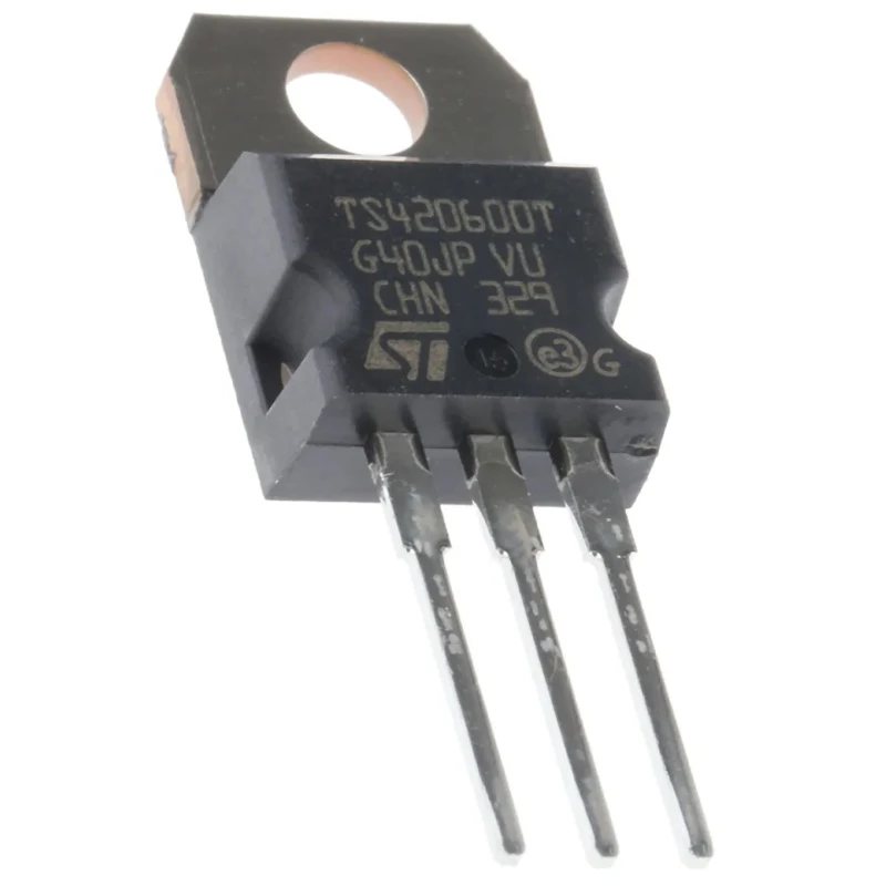 STMicroelectronics Thyristor SCR 600 V 2.5 A 0.2 mA Gate Trigger Current 33 A Surge Current TS420-600T