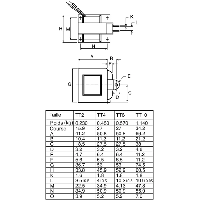 Mechetronics High Performance Pull Type Linear Solenoid 240V AC 9W 41.2x33.8x36.7 mm SD116A99P3