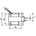 Mechetronics High Performance Pull Type Linear Solenoid 240V AC 9W 41.2x33.8x36.7 mm SD116A99P3