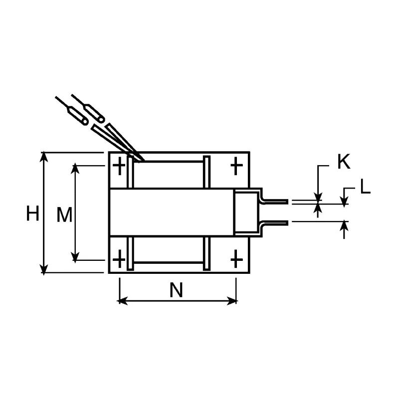 Mechetronics High Performance Pull Type Linear Solenoid 240V AC 9W 41.2x33.8x36.7 mm SD116A99P3