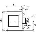Mechetronics High Performance Pull Type Linear Solenoid 240V AC 9W 41.2x33.8x36.7 mm SD116A99P3